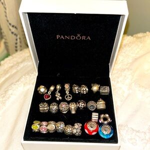 🔥💎 BUNDLE of 25 Pandora Charms 💎🔥